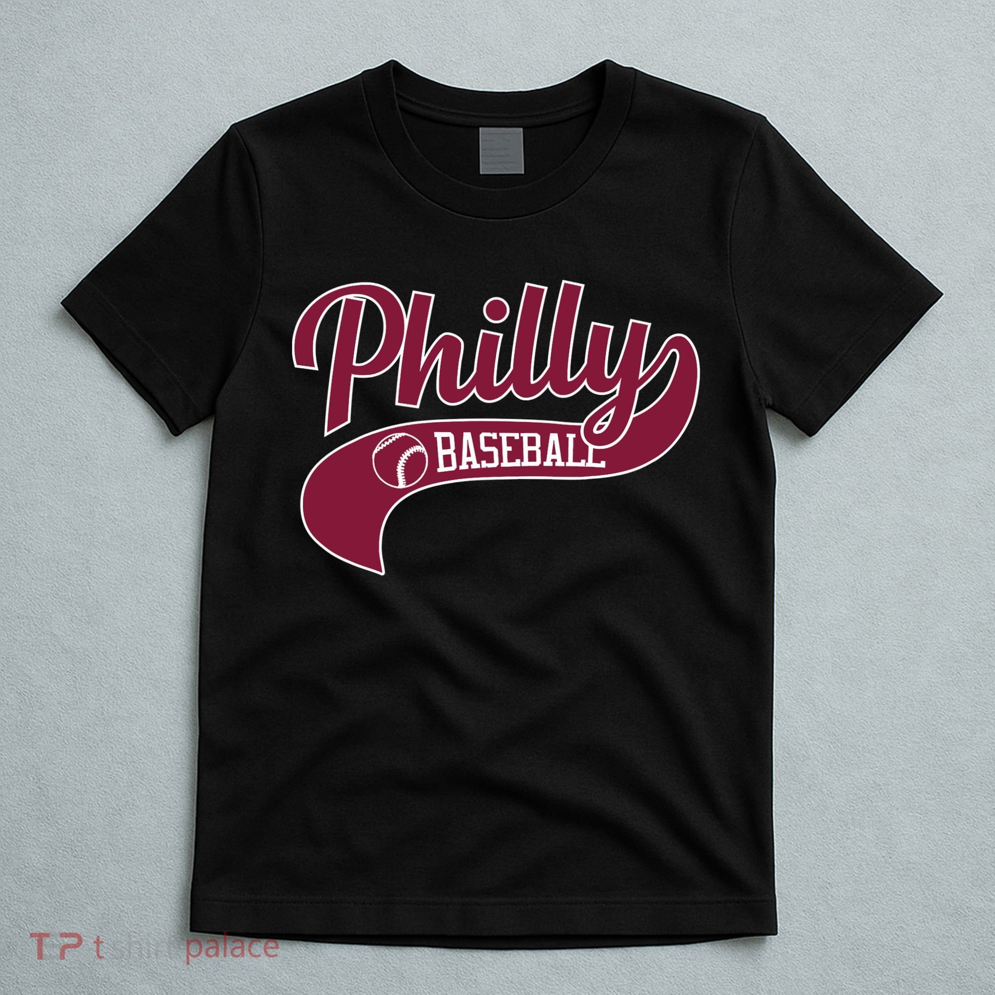 Vintage Philly Swoosh Retro Philadelphia Baseball T-Shirt