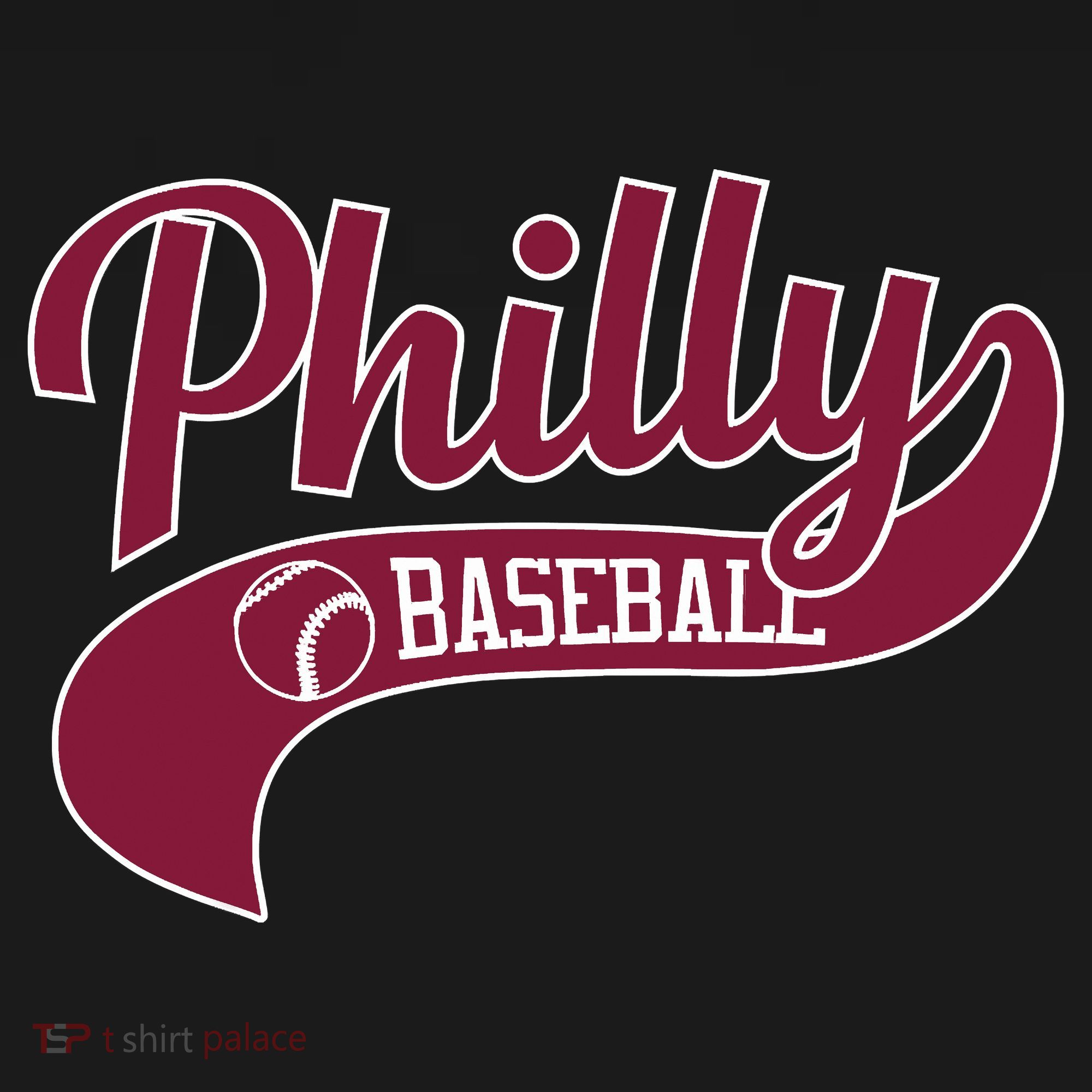 Vintage Philly Swoosh Retro Philadelphia Baseball T-Shirt