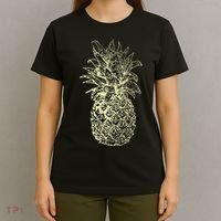 Vintage Pineapple Summer Vacation Graphic T-Shirt thumb 4