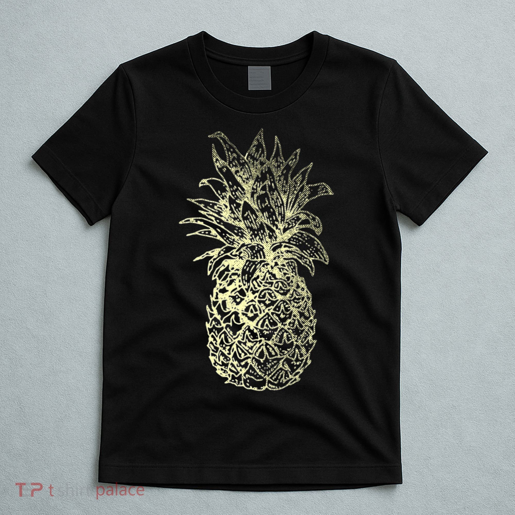 Vintage Pineapple Summer Vacation Graphic T-Shirt