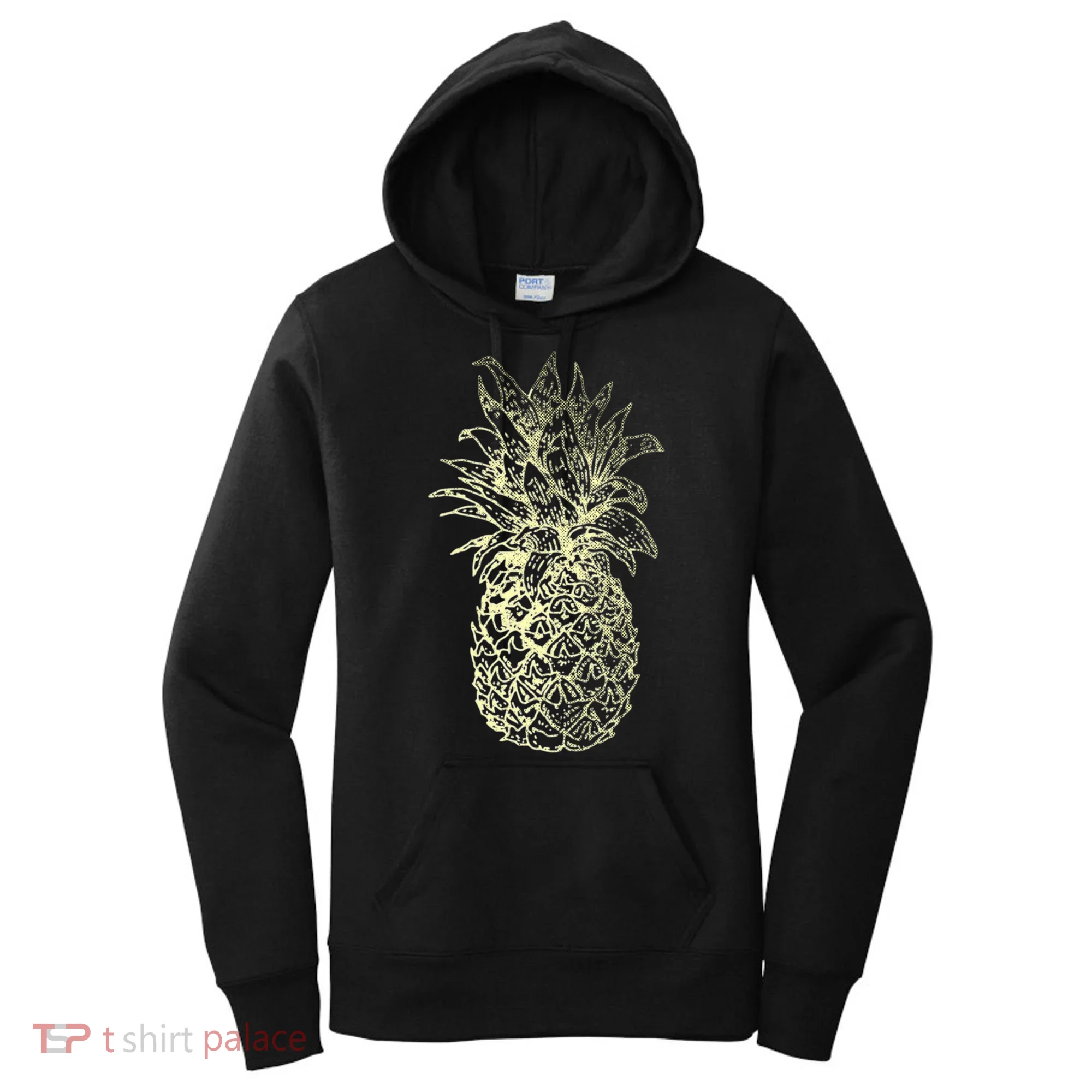 Vintage Pineapple Summer Vacation Graphic Women's Hoodie