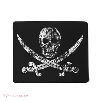 Vintage Pirate Skull Mousepad
