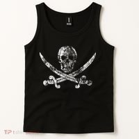 Vintage Pirate Skull Tank Top thumb 2