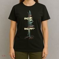 Vintage Pine Snowboard Snowboarding T-Shirt thumb 4