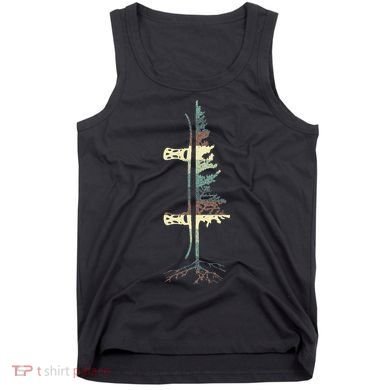 Vintage Pine Snowboard Snowboarding Tank Top