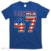 Vintage Patriotic Sporty Kamala Harris 47 T-Shirt thumb 0