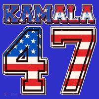 Vintage Patriotic Sporty Kamala Harris 47 T-Shirt thumb 7