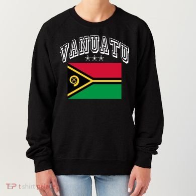 Vanuatu Patriotic Throwback Flag Souvenir Gift Women's Sweatshirt