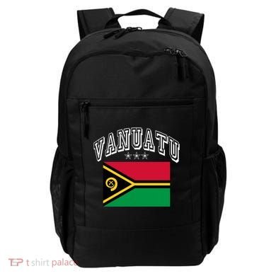 Vanuatu Patriotic Throwback Flag Souvenir Gift Backpack