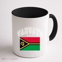 Vanuatu Patriotic Throwback Flag Souvenir Gift Coffee Mug thumb 1