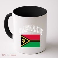 Vanuatu Patriotic Throwback Flag Souvenir Gift Coffee Mug thumb 0