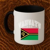 Vanuatu Patriotic Throwback Flag Souvenir Gift Coffee Mug thumb 2