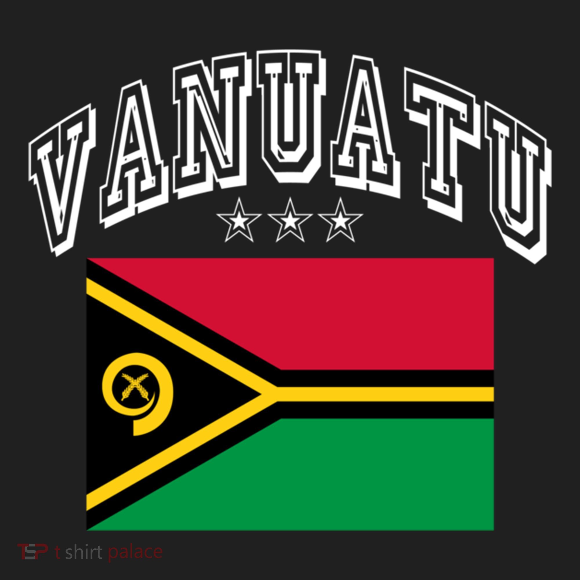 Vanuatu Patriotic Throwback Flag Souvenir Gift Beanie