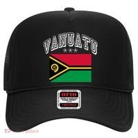 Vanuatu Patriotic Throwback Flag Souvenir Gift Hat thumb 0