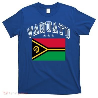 Vanuatu Patriotic Throwback Flag Souvenir Gift T-Shirt