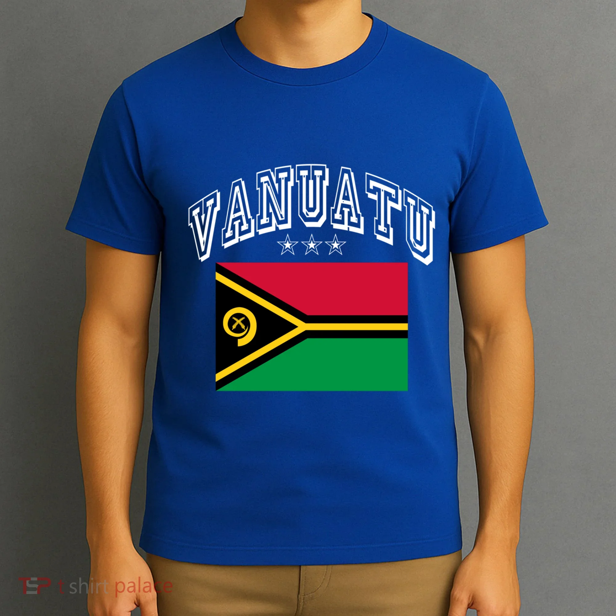 Vanuatu Patriotic Throwback Flag Souvenir Gift T-Shirt