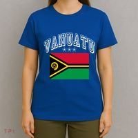 Vanuatu Patriotic Throwback Flag Souvenir Gift T-Shirt thumb 4
