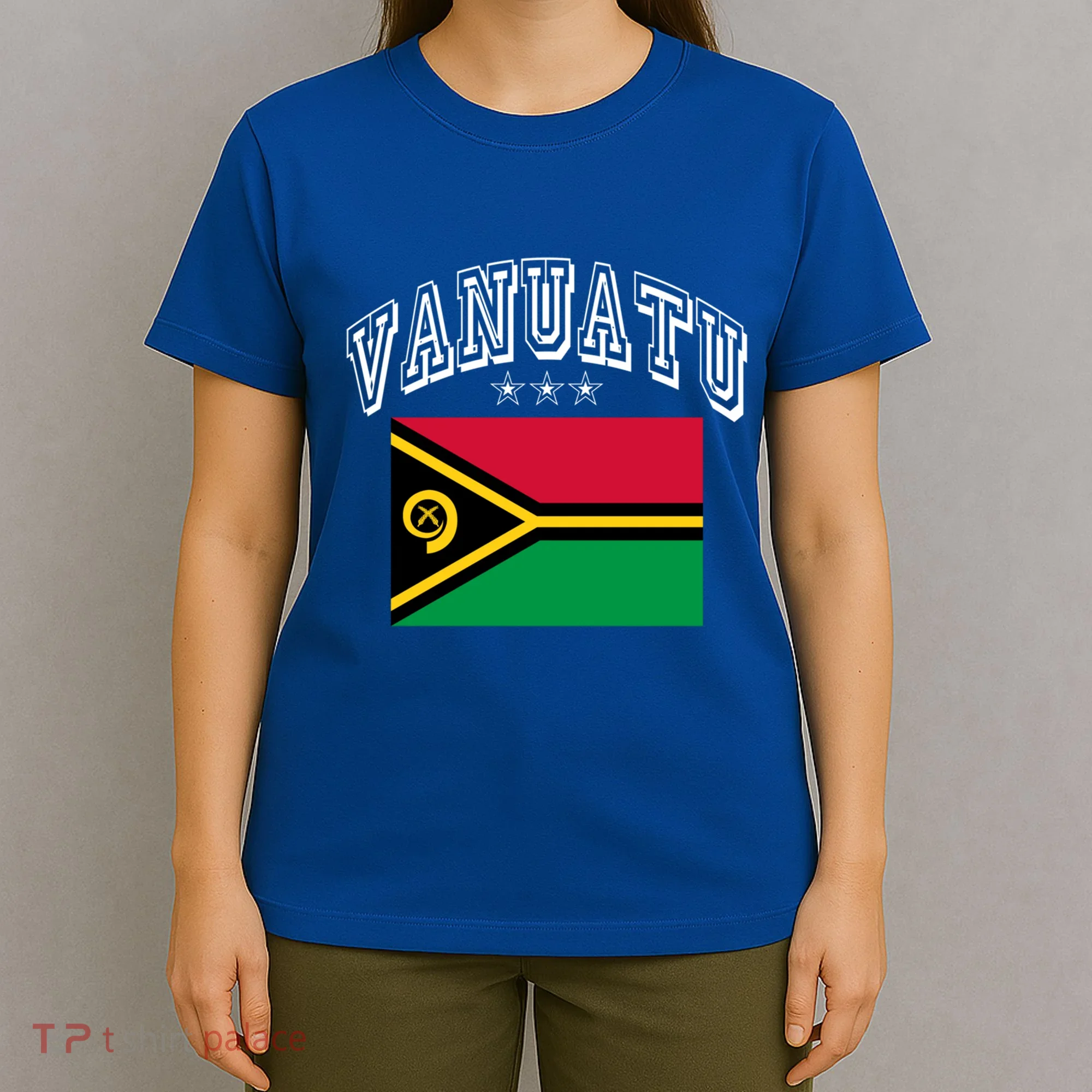 Vanuatu Patriotic Throwback Flag Souvenir Gift T-Shirt