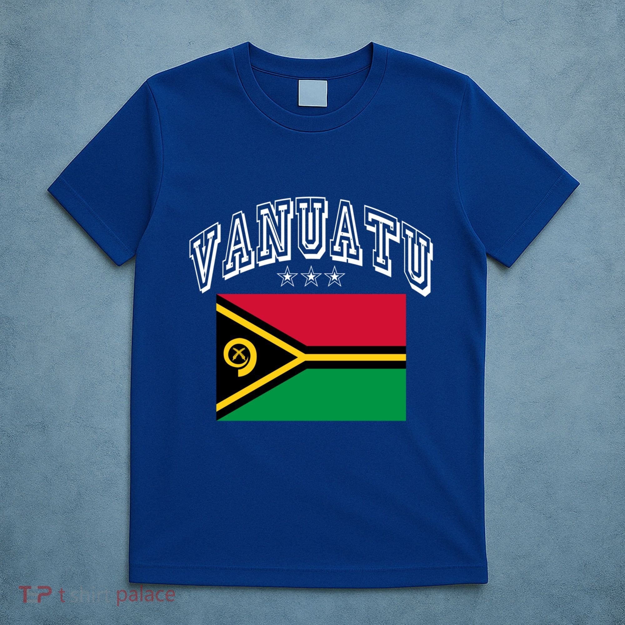 Vanuatu Patriotic Throwback Flag Souvenir Gift T-Shirt