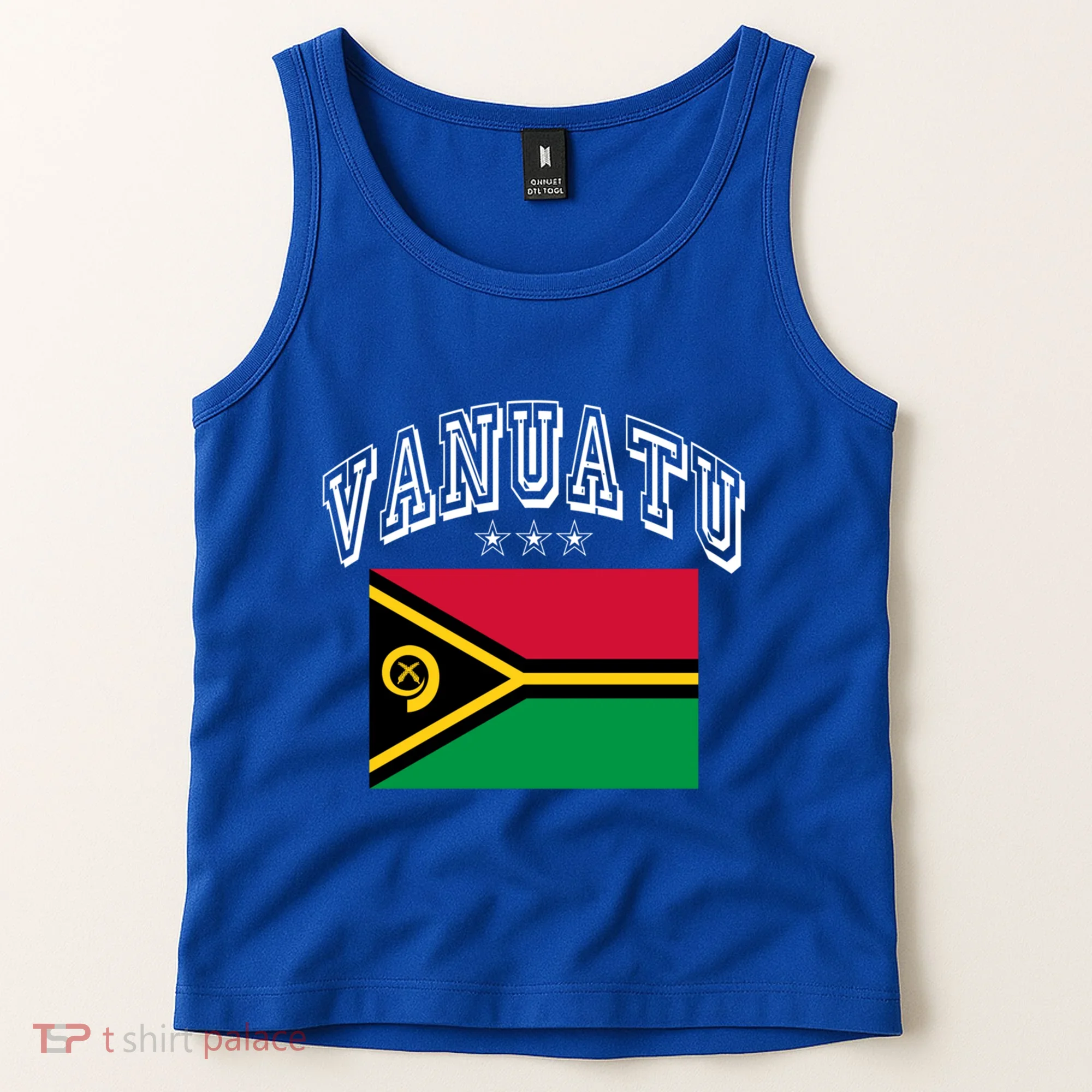 Vanuatu Patriotic Throwback Flag Souvenir Gift Tank Top