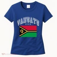 Vanuatu Patriotic Throwback Flag Souvenir Gift Women's T-Shirt thumb 0