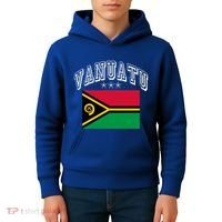 Vanuatu Patriotic Throwback Flag Souvenir Gift Kids Hoodie thumb 4