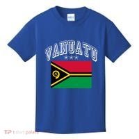 Vanuatu Patriotic Throwback Flag Souvenir Gift Kids T-Shirt thumb 0