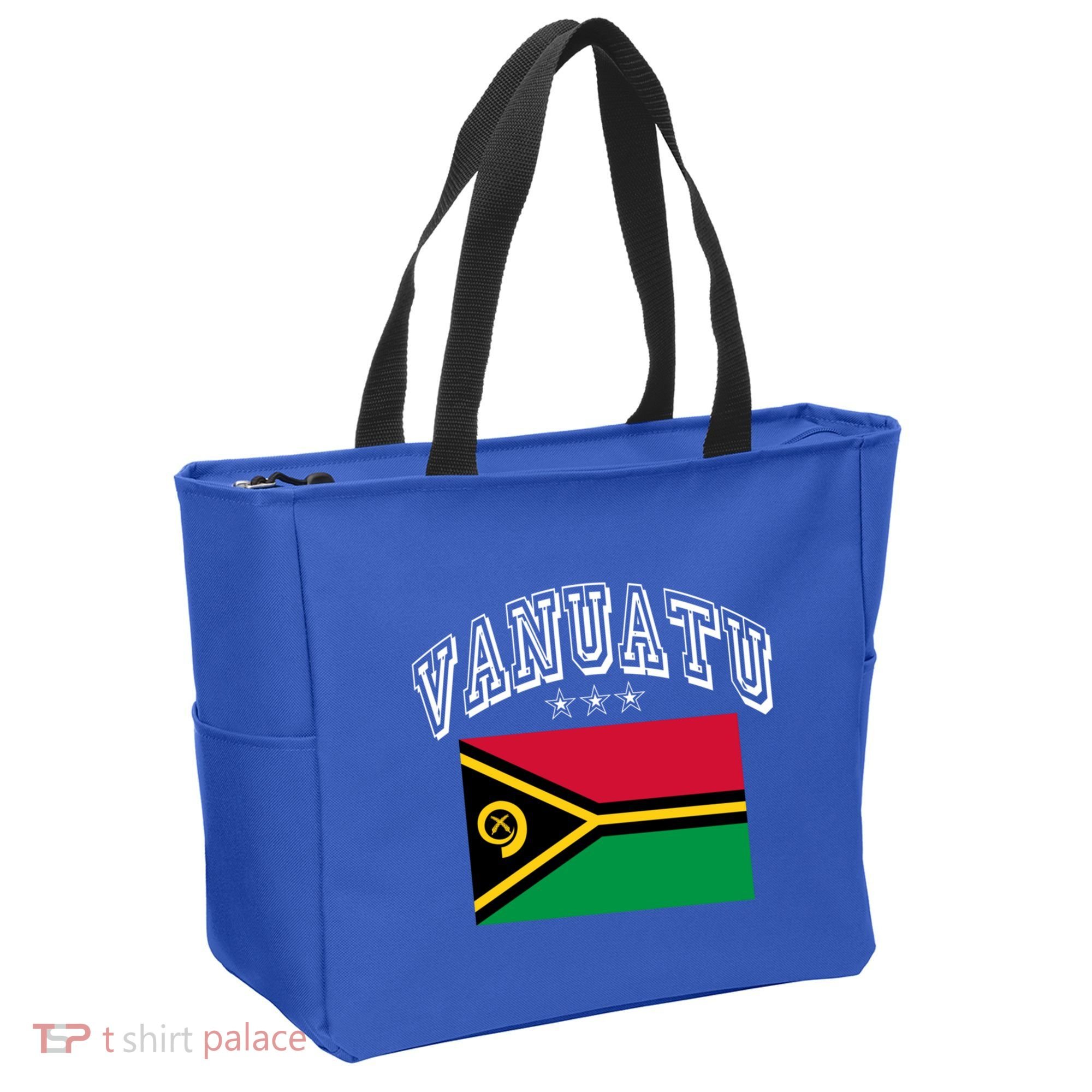 Vanuatu Patriotic Throwback Flag Souvenir Gift Tote Bag