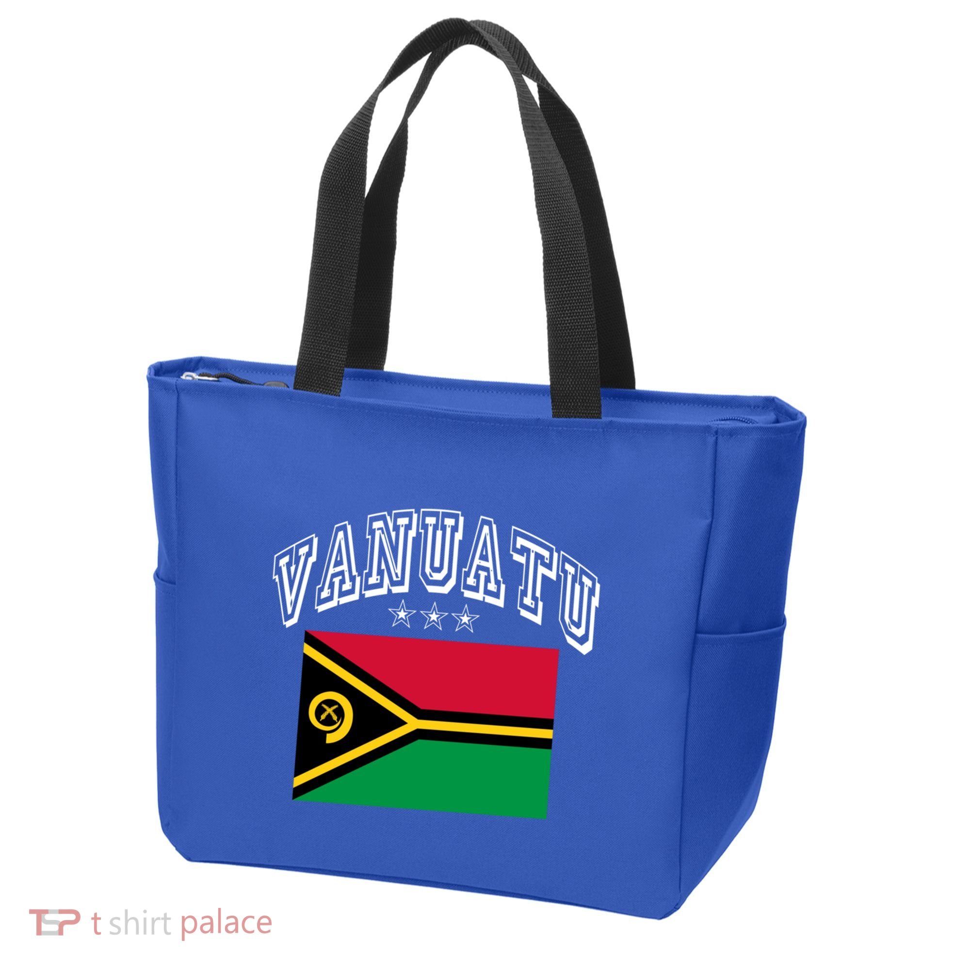 Vanuatu Patriotic Throwback Flag Souvenir Gift Tote Bag