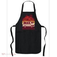 Venezuela Palm Tree Sunset Retro Apron thumb 0