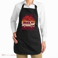 Venezuela Palm Tree Sunset Retro Apron thumb 2