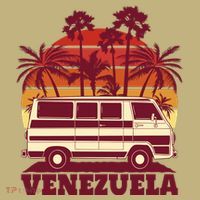 Venezuela Palm Tree Sunset Retro Sweatshirt thumb 2