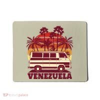 Venezuela Palm Tree Sunset Retro Mousepad thumb 0