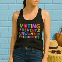 Voting Prevents Unwanted Presidencies Women's Tank Top thumb 2