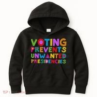 Voting Prevents Unwanted Presidencies Kids Hoodie thumb 0
