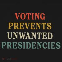 Voting Prevents Unwanted Presidencies Kids Sweatshirt thumb 2