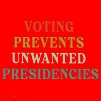 Voting Prevents Unwanted Presidencies Santa Hat thumb 1