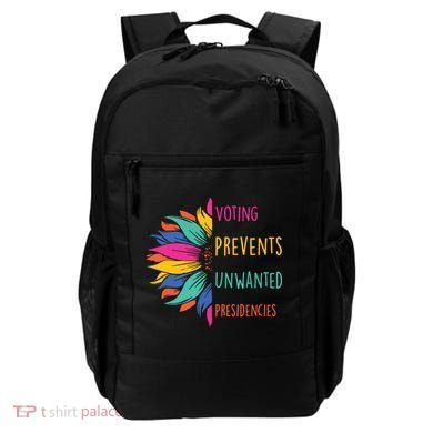 Voting Prevents Unwanted Presidencies Backpack