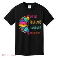 Voting Prevents Unwanted Presidencies Kids T-Shirt thumb 0