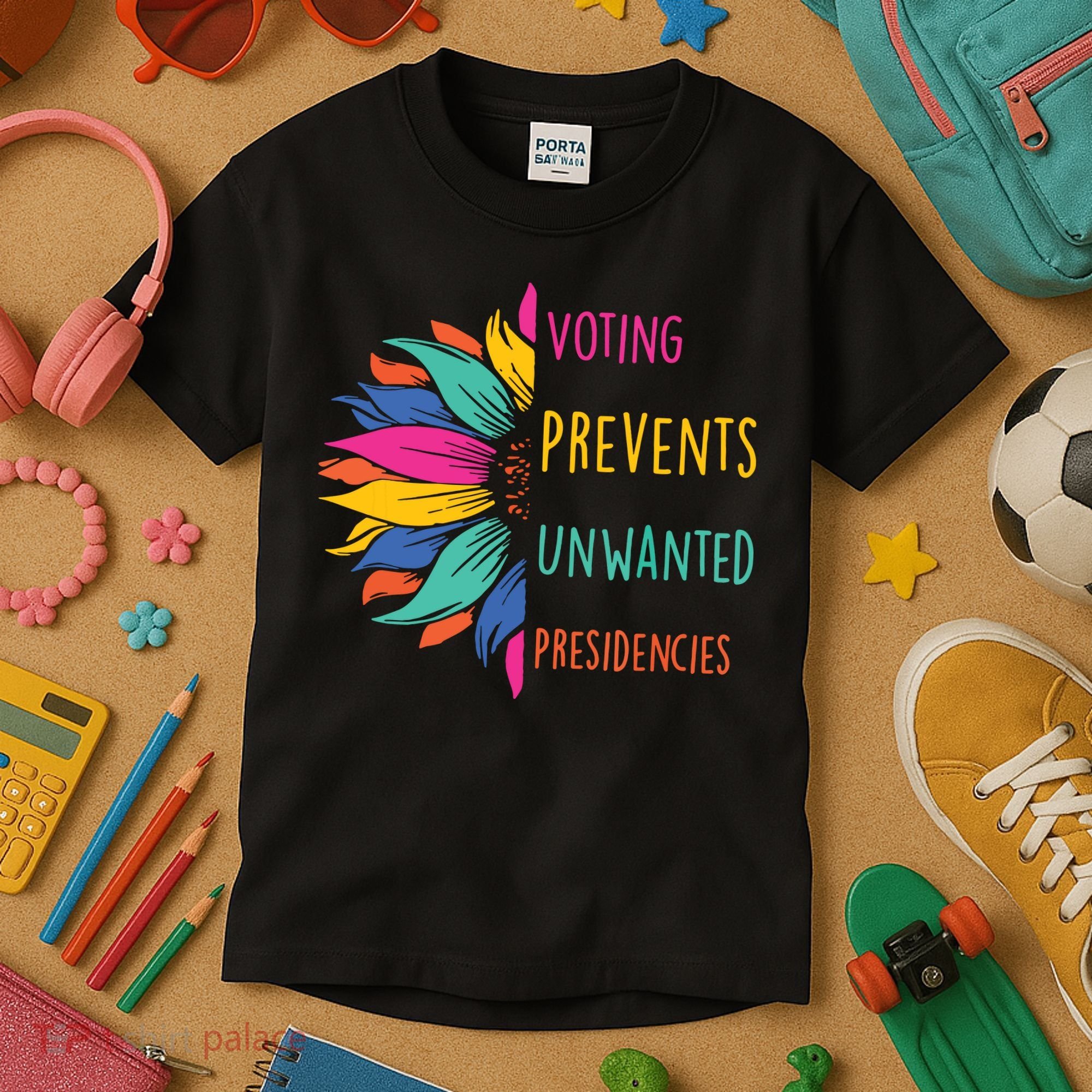 Voting Prevents Unwanted Presidencies Kids T-Shirt