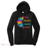 Voting Prevents Unwanted Presidencies Sunflower Women's Hoodie thumb 0