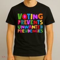 Voting Prevents Unwanted Presidencies T-Shirt thumb 3