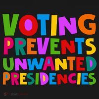 Voting Prevents Unwanted Presidencies Women's Hoodie thumb 2