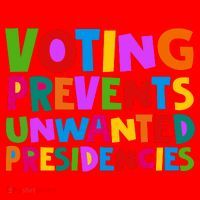 Voting Prevents Unwanted Presidencies Santa Hat thumb 1
