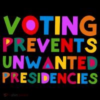 Voting Prevents Unwanted Presidencies Baby Bodysuit thumb 2