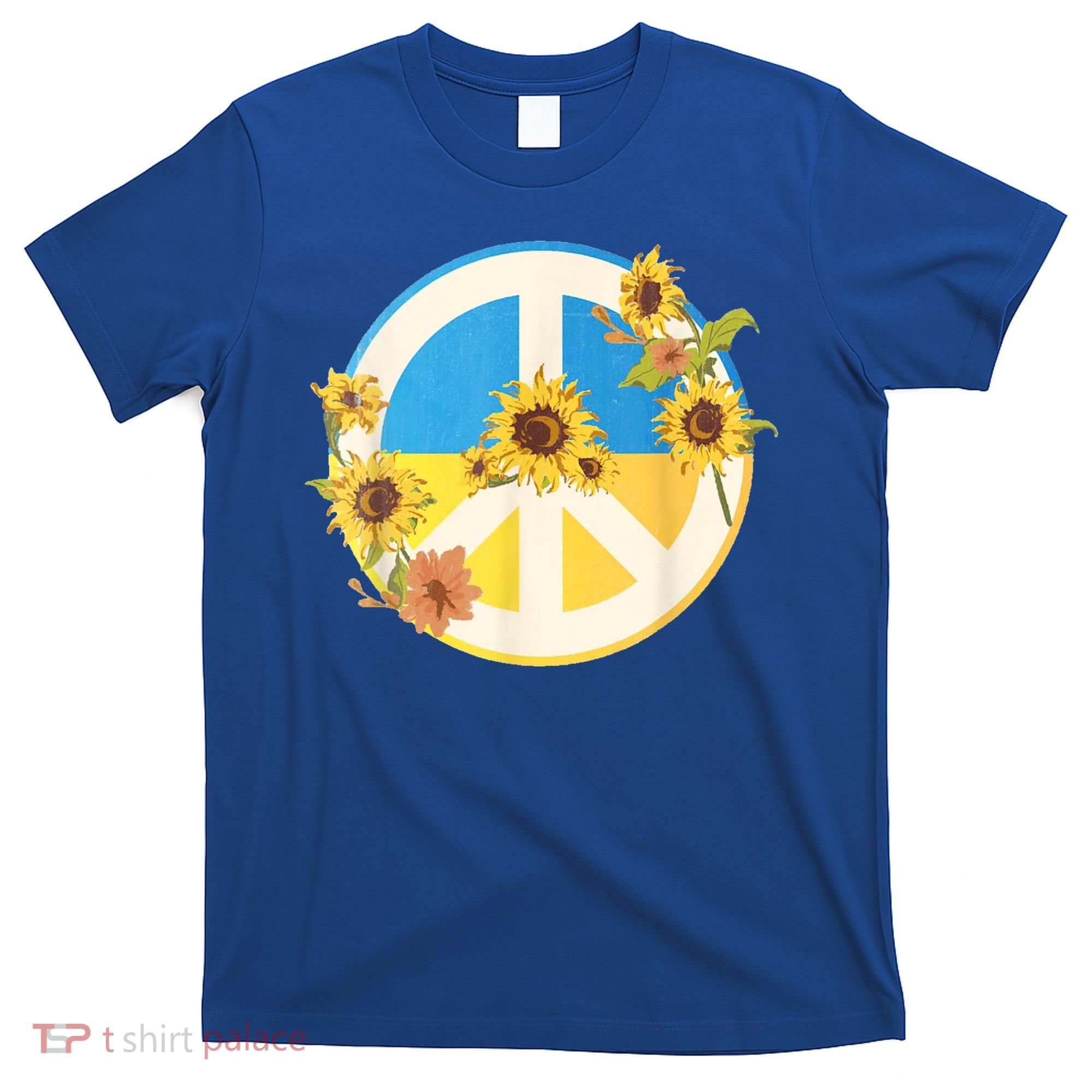 Vintage Peace Ukraine Sunflower T-Shirt
