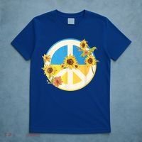 Vintage Peace Ukraine Sunflower T-Shirt thumb 5