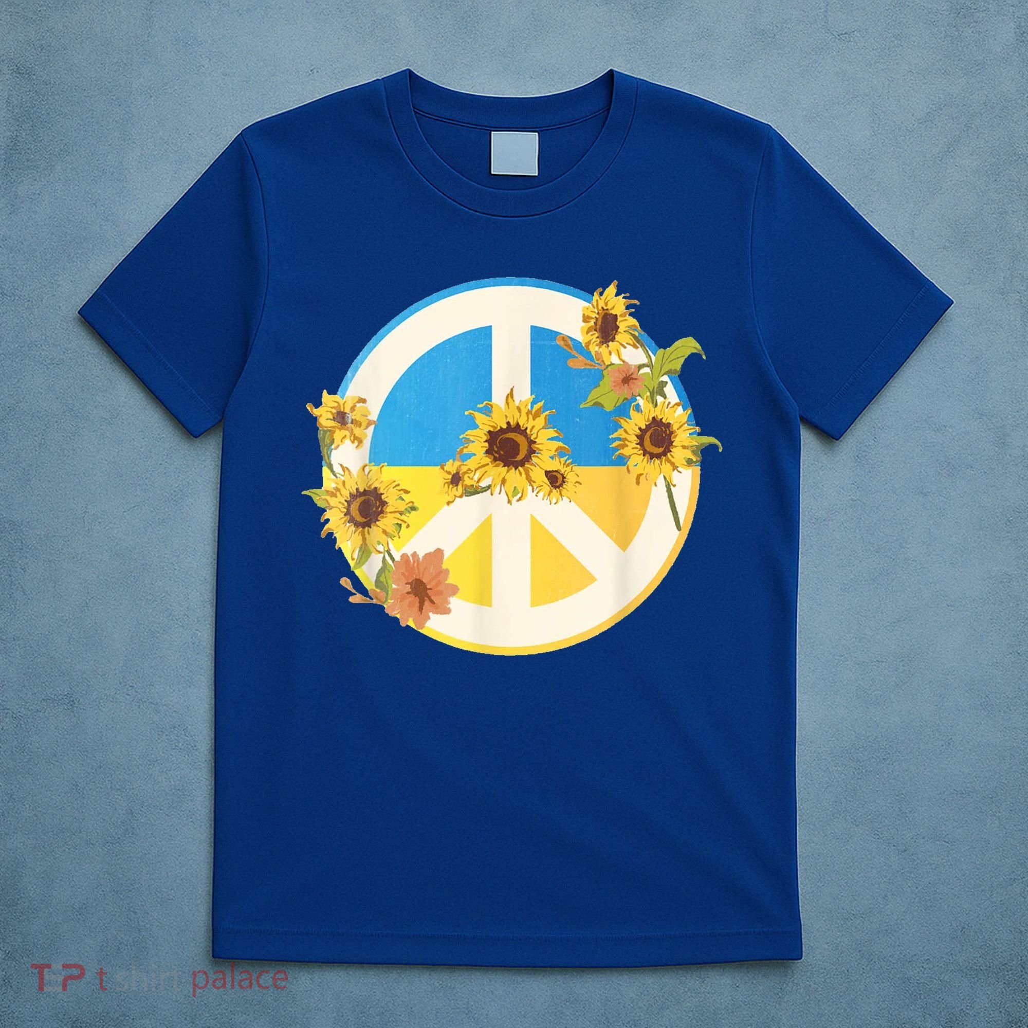Vintage Peace Ukraine Sunflower T-Shirt