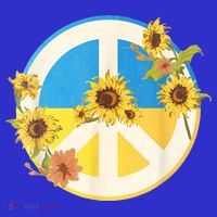 Vintage Peace Ukraine Sunflower T-Shirt thumb 7