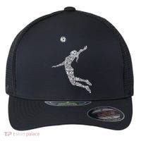 Volleyball Player Flexfit Unipanel Trucker Cap thumb 0